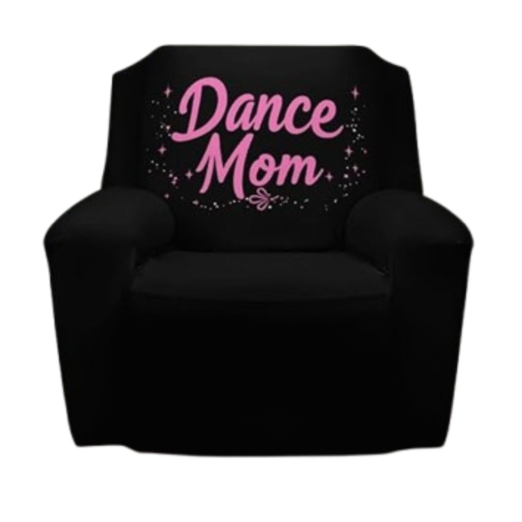 Dance Mom Washable Couch Cover – Stretch Fit 1-Piece Sofa Protector for Single Seaters